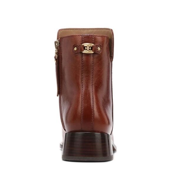 Sam Edelman Thatcher Square Toe Ankle Boots in Chocolate Brown, 7.5 NIB - Picture 9 of 16